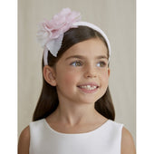 Abel & Lula Girls Mauve Flower Headband
